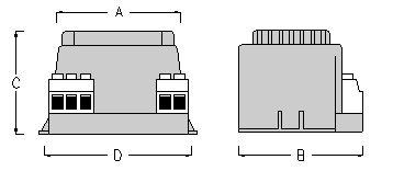 Transformers with Terminal Block - Box with fixing - 3.5-22VA 50/60Hz