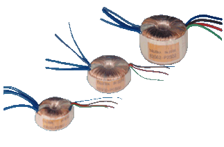 Mini Toroidal Transformer, 2x115V, 1.6-50VA, UL