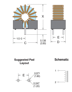 Mechanical Layout - Type SW260C - Clip Mount